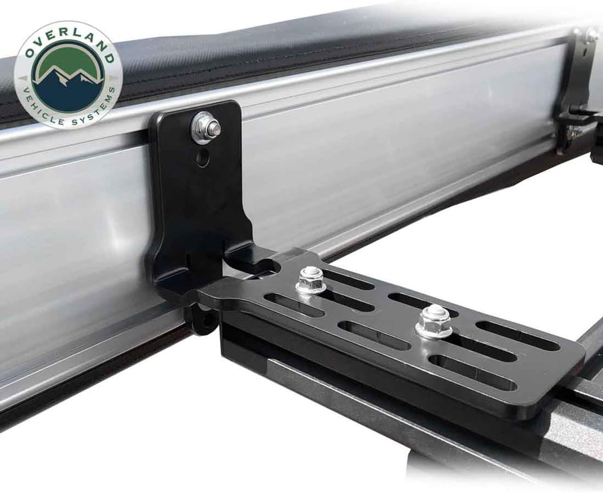 19519907 HD Nomadic 270 Degree Awning Driver Side | 129 Sq Ft of Coverage | Dark Gray Fabric with Travel Cover Included | Twist and Lock Technology | Weather-Resistant