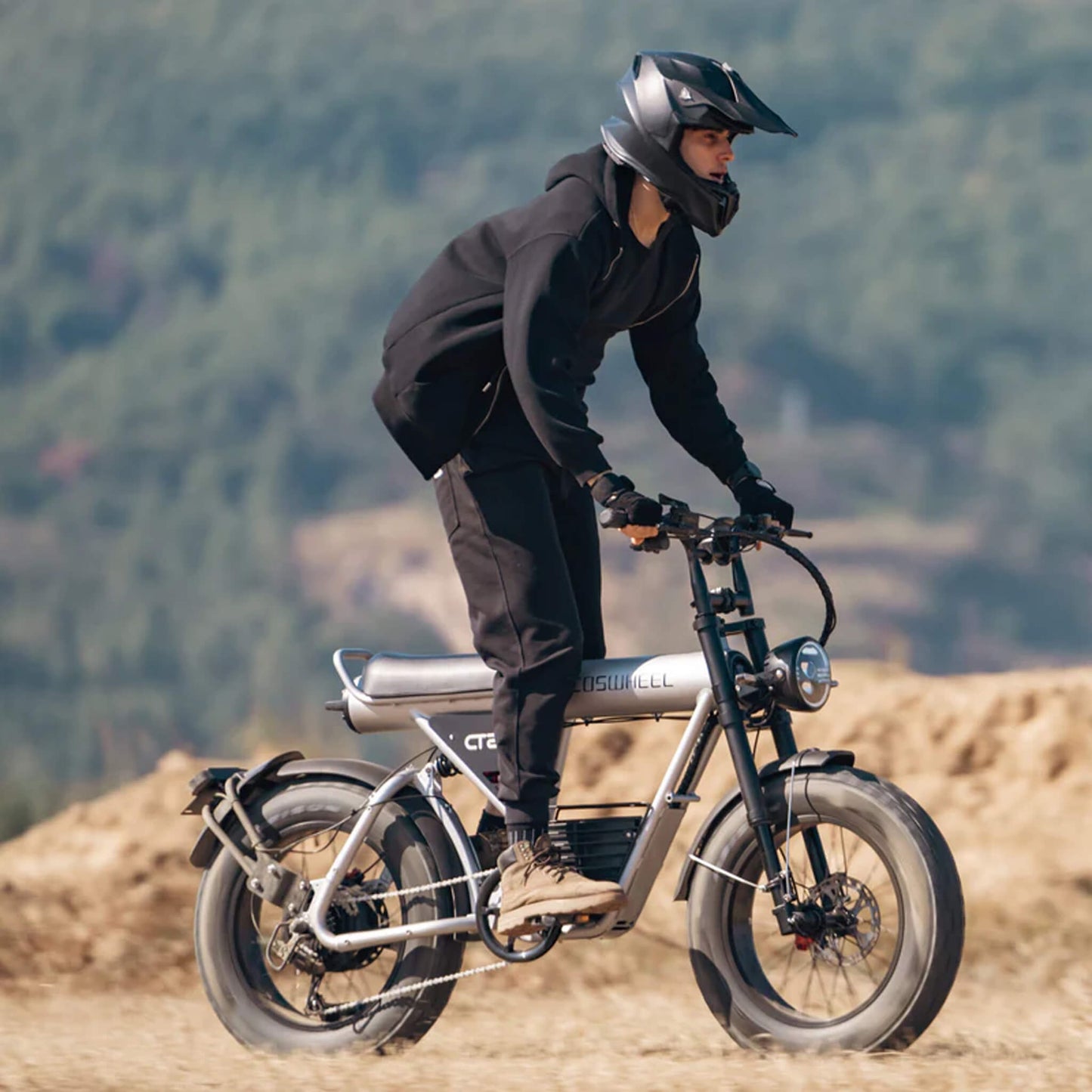 Coswheel CT20S 60V35AH 2000W 7-Speed Full-Suspension Electric Bike