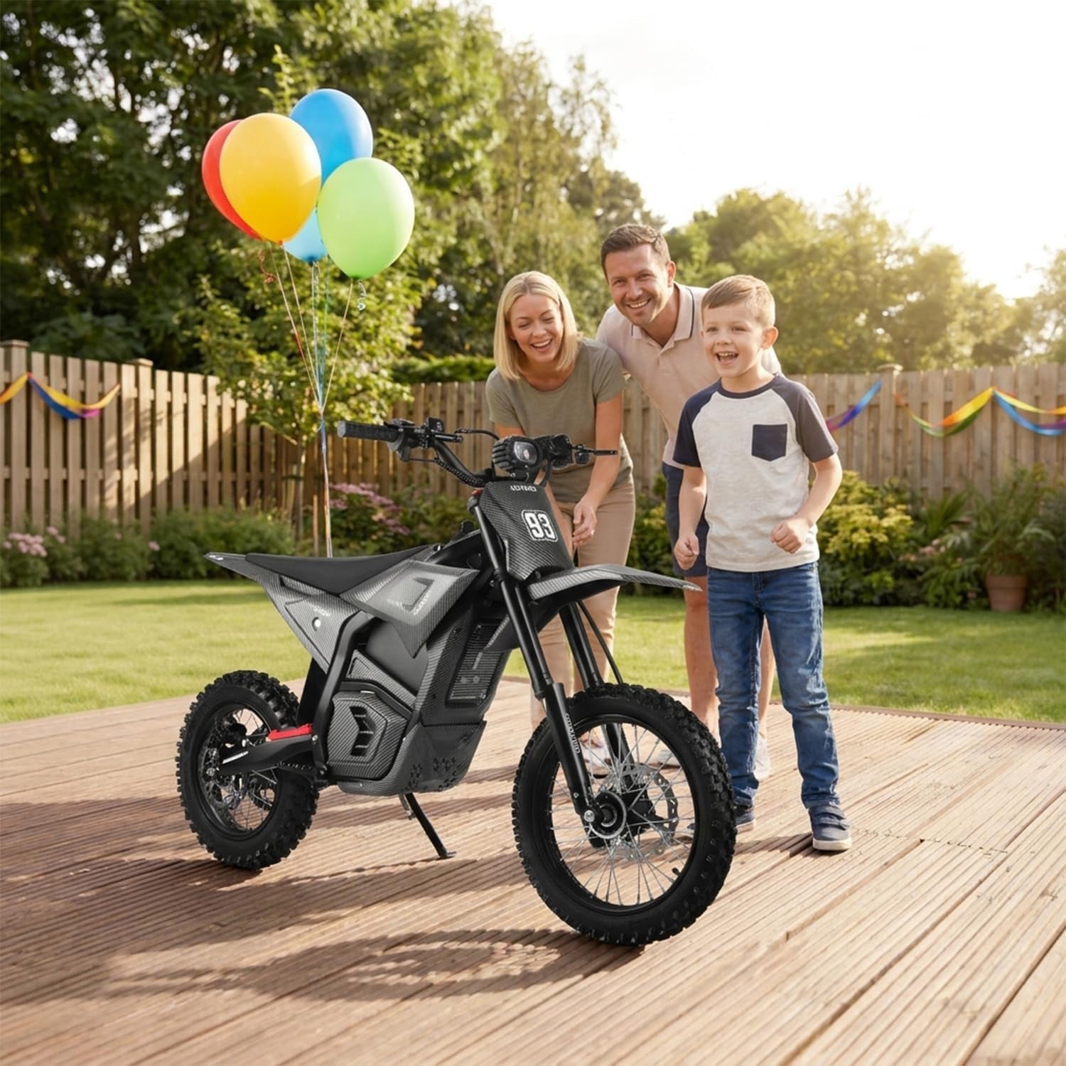 Electric Dirt Bike with Mid-Drive Motor 3840/5600W Peak,Electric Motorcycle 48V/60V 23.4Ah/27Ah Battery,Ul Certified Off-Road Motorcycle for Teens & Adults, Hydraulic Brakes & Dual Shock