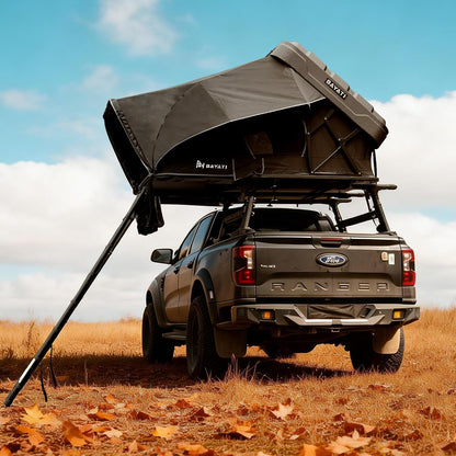 Rooftop Tent Hard Shell, Easy Set up Pop up Tent for 2-4 Person