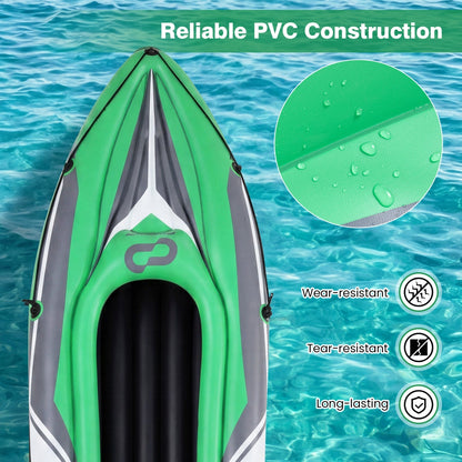 Inflatable Kayak 2 Person 11.5 Feet with Aluminum Paddles