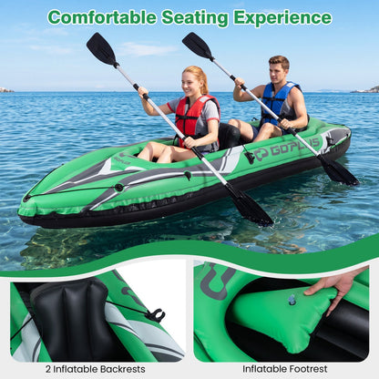 Inflatable Kayak 2 Person 11.5 Feet with Aluminum Paddles