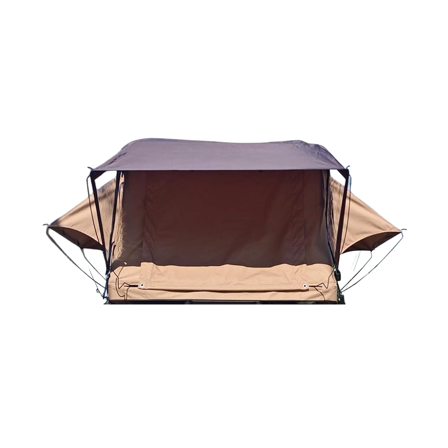 Trailora Summit Soft-Shell Aluminum Rooftop Tent With Ladder, LED Light Strip, And Memory Foam Mattress [2-3 Person]