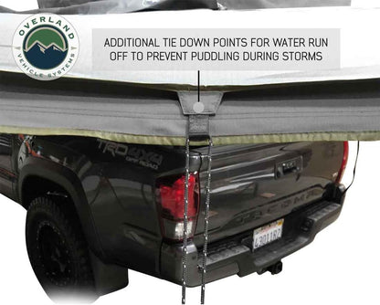 19519907 HD Nomadic 270 Degree Awning Driver Side | 129 Sq Ft of Coverage | Dark Gray Fabric with Travel Cover Included | Twist and Lock Technology | Weather-Resistant