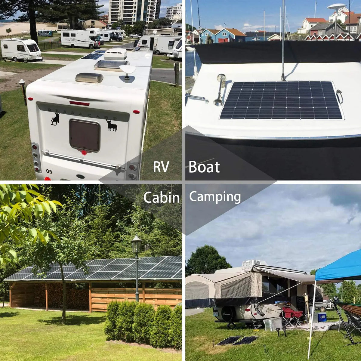 500W Flexible Solar Panel 100W 200W 300W 400W Solar Kit DIY Photovoltaic for 12V 24V Car Battery Computer Balcony Boat House