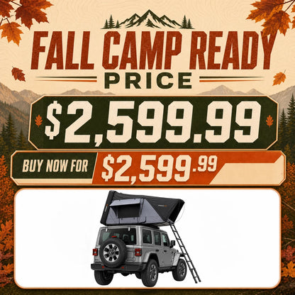 OPENROAD Flowroof Side-Open Hard Shell Rooftop Tent