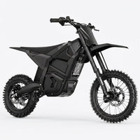 IN10 Electric Dirt Bike, 2600W 40MPH Electric-Motorcycle with 48V/23AH Battery Ebike, Full Hydraulic Brakes and Suspensions Mountain Off-Road E Dirt Bike, for Teens & Adults (Shadow Black) — Studio Shot