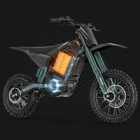 IN10 Electric Dirt Bike, 2600W 40MPH Electric-Motorcycle with 48V/23AH Battery Ebike, Full Hydraulic Brakes and Suspensions Mountain Off-Road E Dirt Bike, for Teens & Adults (Shadow Black) — How It Works