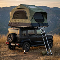 Inflatable Rooftop Tent for Car — Studio Shot