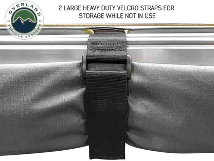 19519907 HD Nomadic 270 Degree Awning Driver Side | 129 Sq Ft of Coverage | Dark Gray Fabric with Travel Cover Included | Twist and Lock Technology | Weather-Resistant