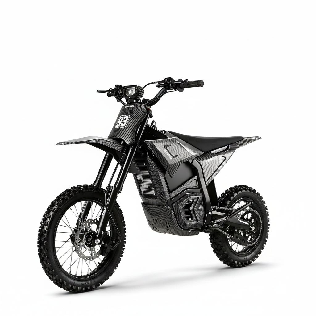 Electric Dirt Bike with Mid-Drive Motor 3840/5600W Peak,Electric Motorcycle 48V/60V 23.4Ah/27Ah Battery,Ul Certified Off-Road Motorcycle for Teens & Adults, Hydraulic Brakes & Dual Shock