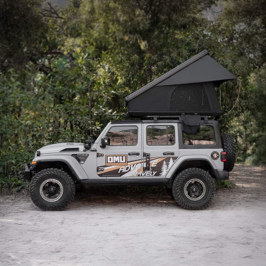 Trailora Altitude Heavy-Duty Hard-Shell Rooftop Tent With Ladder [2-3 Person]