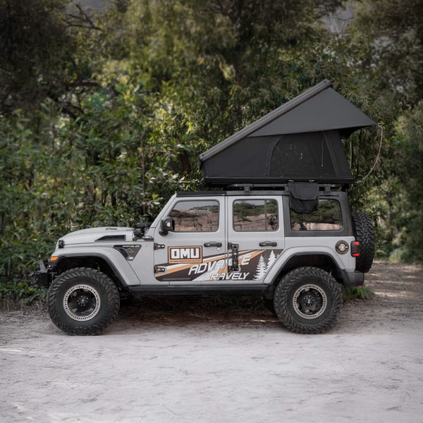 Trailora Altitude Heavy-Duty Hard-Shell Rooftop Tent With Ladder [2-3 Person]