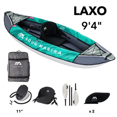 Aqua Marina LAXO LA-285 9'4" Inflatable Recreational Kayak