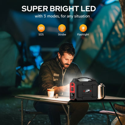 Solar Powered Generator, 100W Portable Power Station with Solar Panels 40W